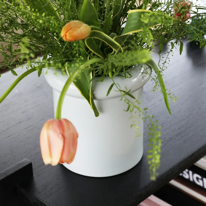 &klevering - Turban Vase 21,5 x Ø 20 cm, mist