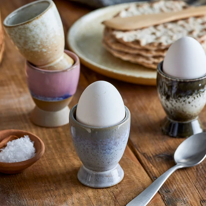 Bloomingville - Paula Eierbecher, Ø 5 x 6,5 cm, grau