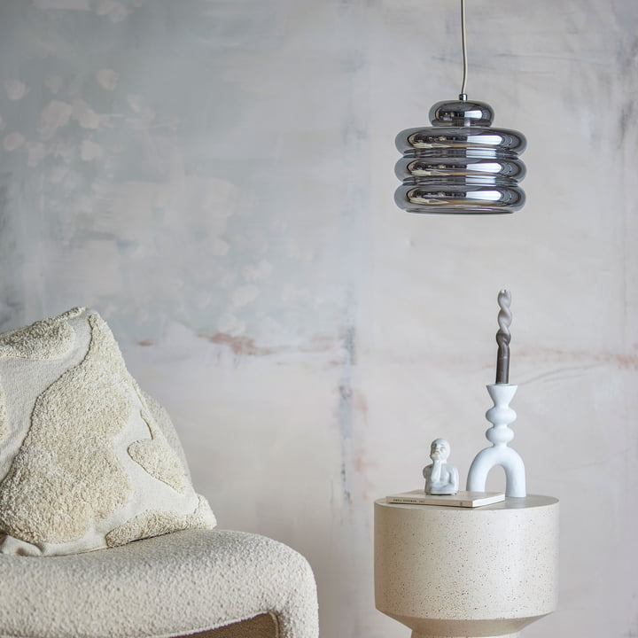 Spike Pendelleuchte, silber von Bloomingville