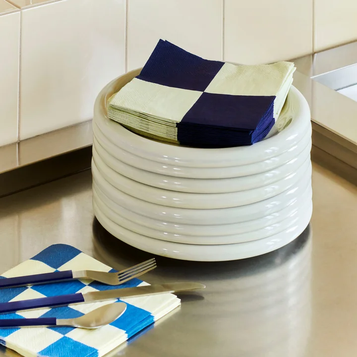 HAY - Barro Teller Ø 18 cm, off-white