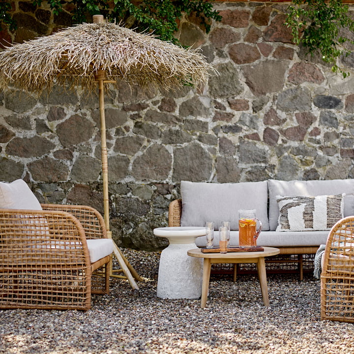 Solana Beistelltisch, weiß von Bloomingville