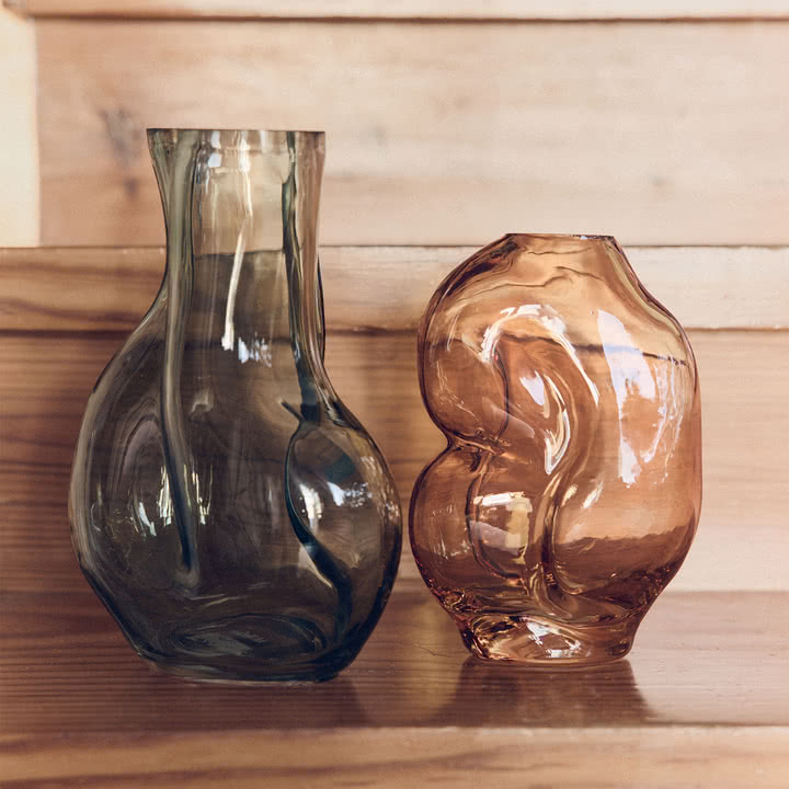 HKliving - Gleam Glas-Vasen