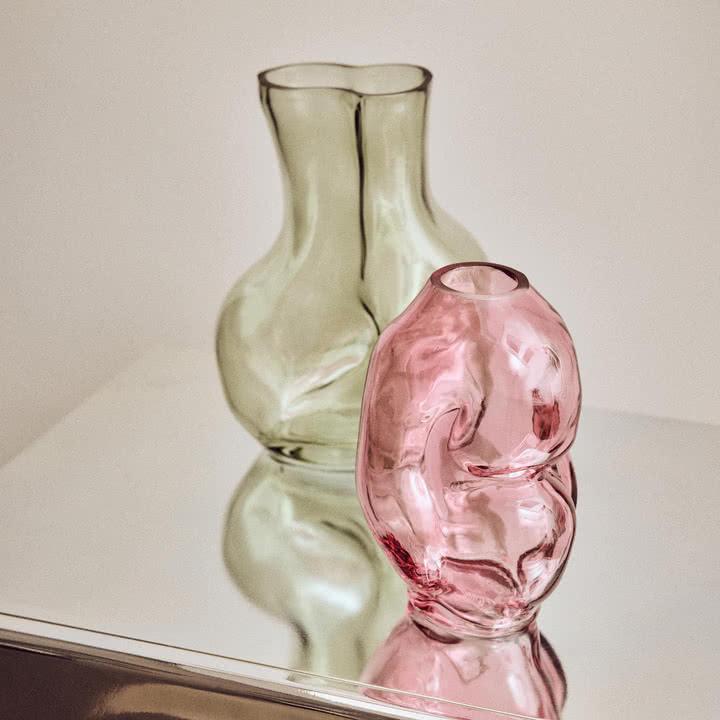 HKliving - Gleam Glas-Vasen