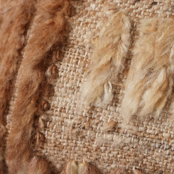 HKliving - Natural Kissen, 40 x 25 cm, furry