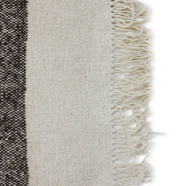 HKliving - Striped Kelim Wollteppich, 200 x 300 cm, cream