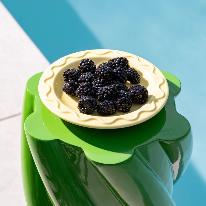 &klevering - Mochi Teller, Ø 17,5 cm, gelb