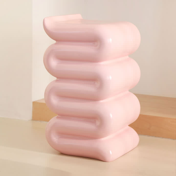 &klevering - Pillar Whip Beistelltisch, H 62 cm, pink