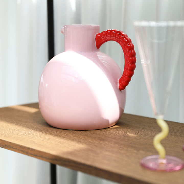 &klevering - Perle Karaffe, 2,5 L, pink / rot