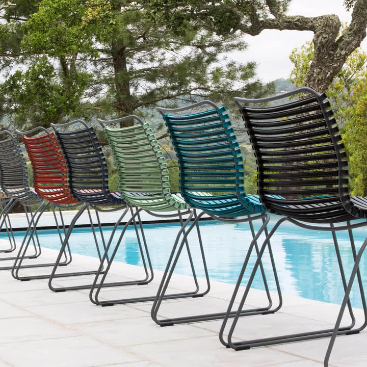 HOUE - CLICK Outdoor Dining Stuhl, schwarz
