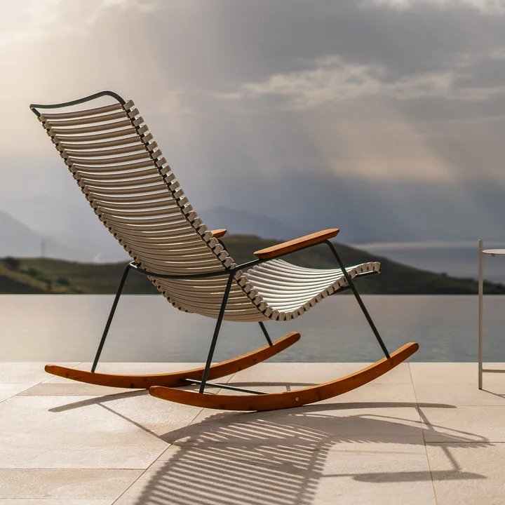 HOUE - CLICK Outdoor Rocking Schaukelstuhl, beige
