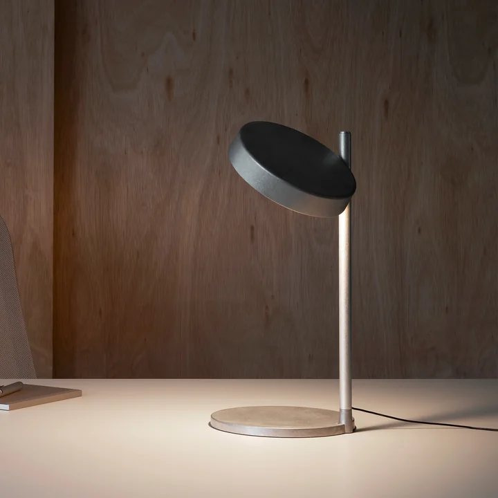 Wästberg - w242 Pastille alu LED Tischleuchte b2, Aluminium raw