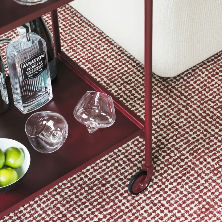 Normann Copenhagen - Rul Trolley, burgund