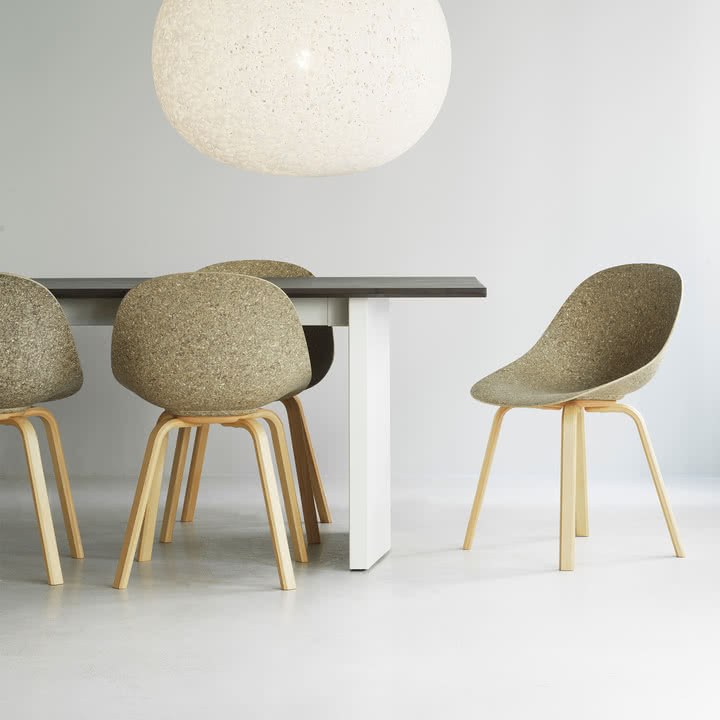 Normann Copenhagen - Mat Armlehnstuhl, seaweed