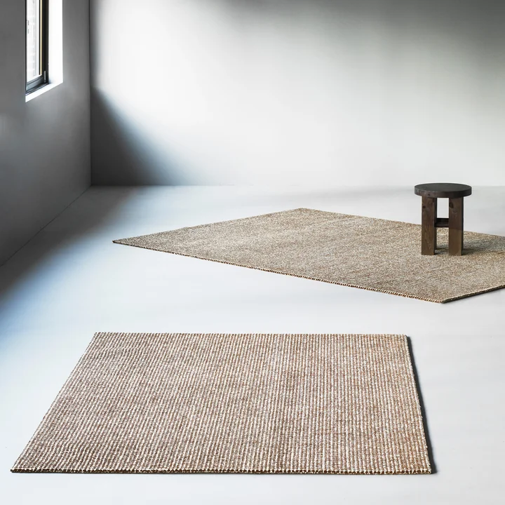 Normann Copenhagen - Flick Teppiche, off white / braun
