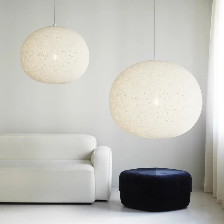 Normann Copenhagen - Act Pendelleuchte Ø 60 cm und 80 cm, weiß