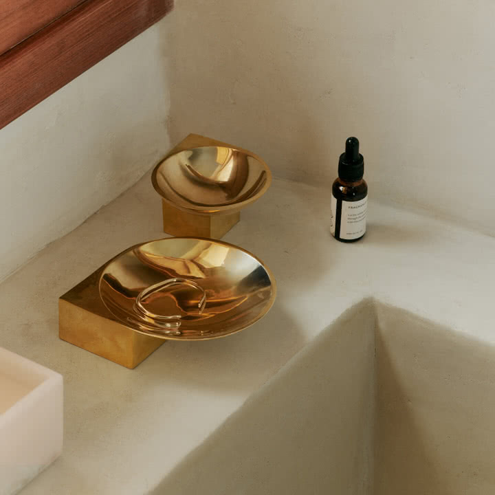 Ferm Living - Santany Dekoschale, Ø 9,5 x H 7 cm, silber