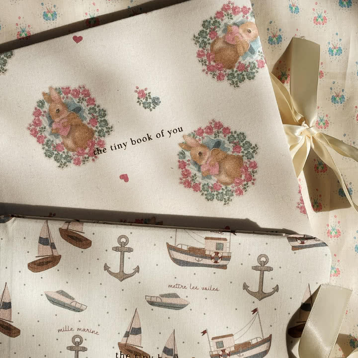 Konges Sløjd - "The tiny Book of you" Erinnerungsbuch, bunny sweet