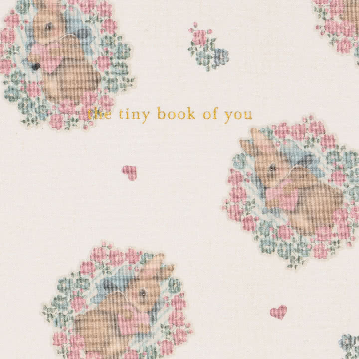 Konges Sløjd - "The tiny Book of you" Erinnerungsbuch, bunny sweet