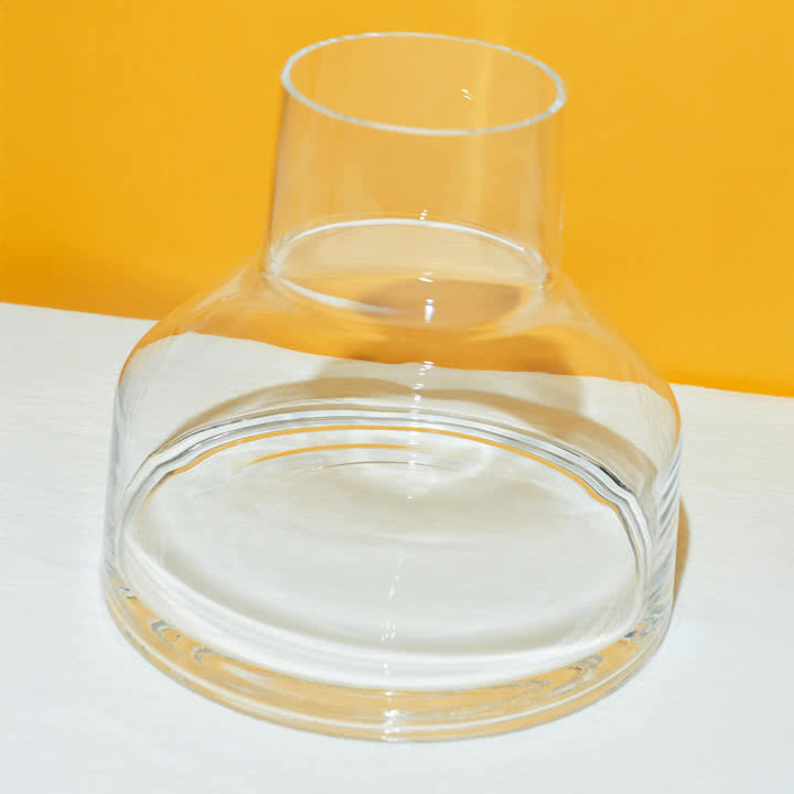 Iittala - Solare Vase low, Ø 220 x 200 mm, klar