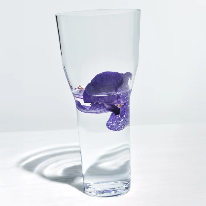 Iittala - Solare Vase tall, Ø 120 x 260 mm, stahlgrau