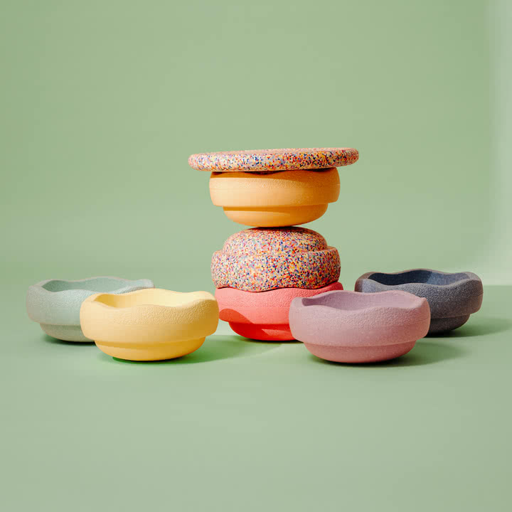 Stapelstein® - Rainbow Set complete pastel, multicolor (7er-Set)