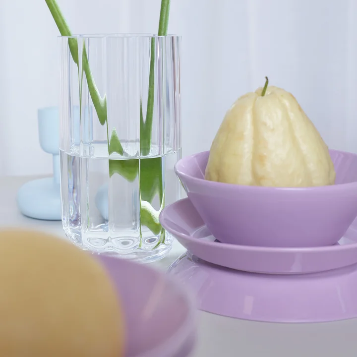 Iittala - Play Vase, klar, Teema Schale und Teller