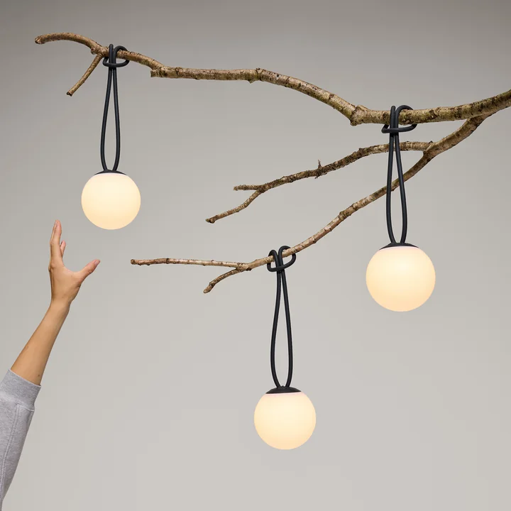 Fatboy - Bolleke Mini Hängeleuchte, anthrazit (3er Set)