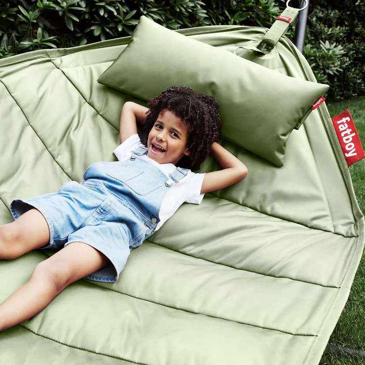 Fatboy - Headdemock Hängematte, mit Kissen, seagrass