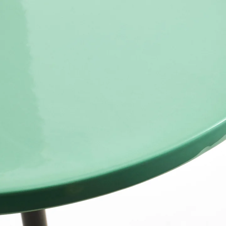 HAY - Pyro Beistelltisch, Ø 45 cm, schwarz / jade