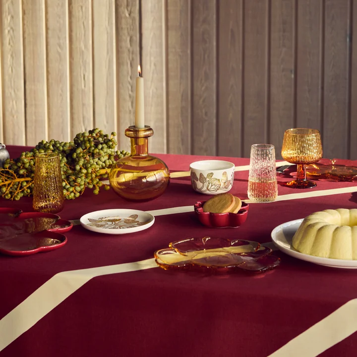 Marimekko - Syksy Weinglas, 250 ml / Syksy Glas long, 180 ml