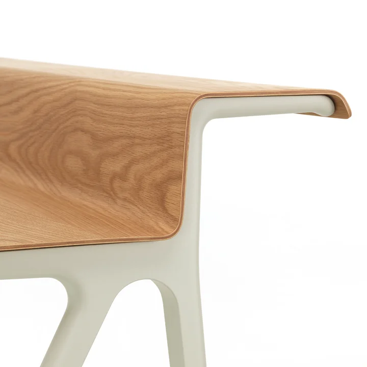 Vitra - Courier Schreibtisch, Eiche hell / kreide