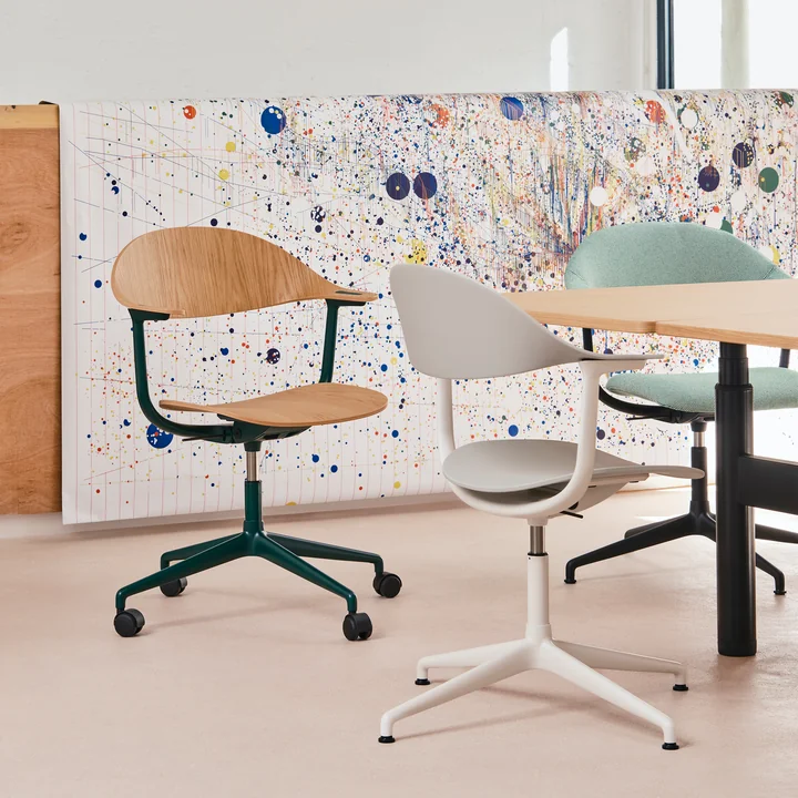 Vitra - Mynt Bürostuhl Viersterngestell basic dark / tiefschwarz