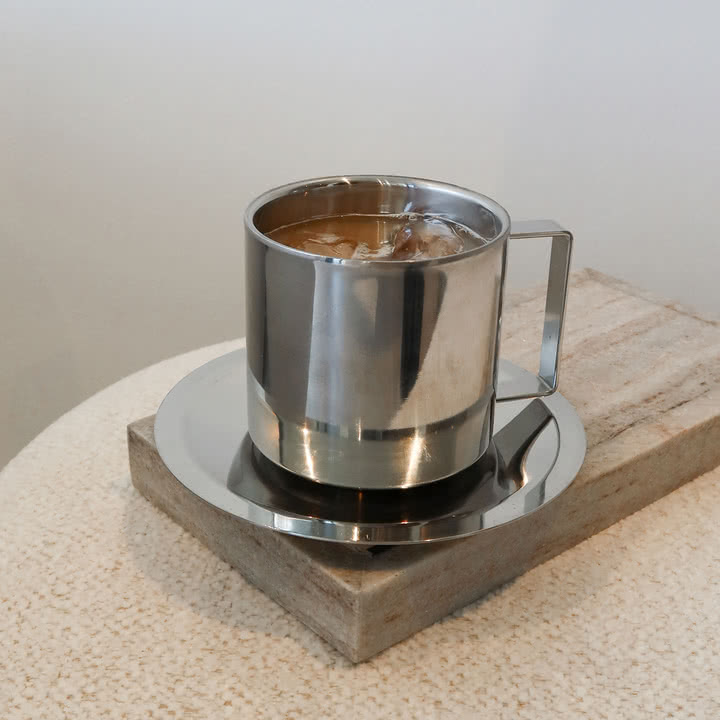 Nichba Design - Kaffeeset Americano, Edelstahl