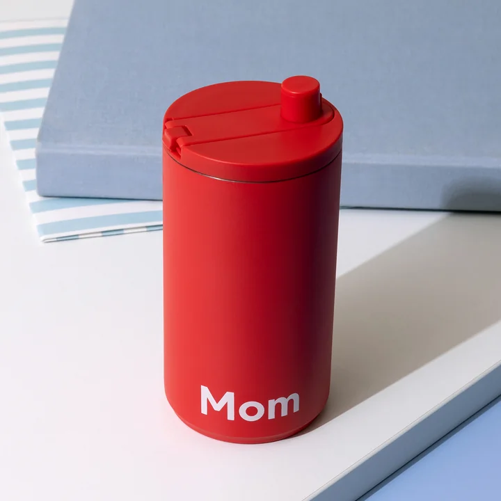 Design Letters - Travel Becher, 0.35 l, Mom / deep sea coral