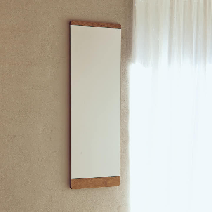 Form & Refine - Rim Wandspiegel, Eiche geölt, 35 x 100 cm