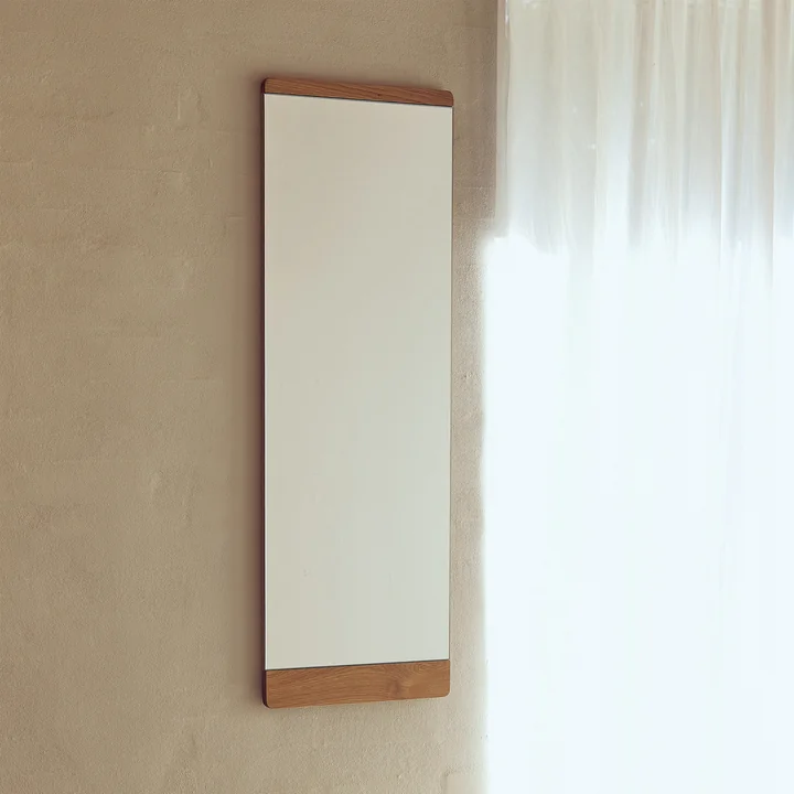 Form & Refine - Rim Wandspiegel, Eiche geölt, 35 x 100 cm