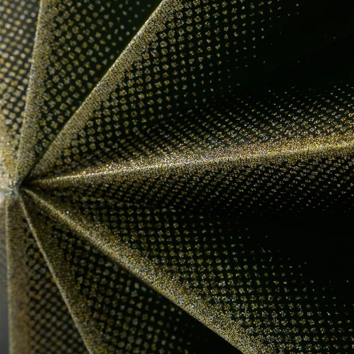 House Doctor - 9 Point Weihnachtsstern, grün / champagner