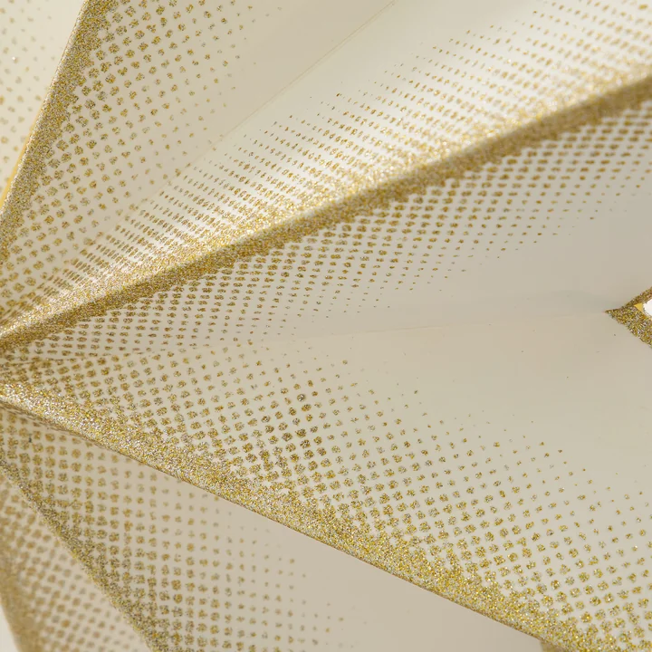 House Doctor - 9 Point Weihnachtsstern, off-white / champagner