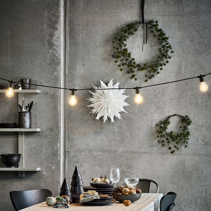 House Doctor - Dust Papier Weihnachtsstern, off-white