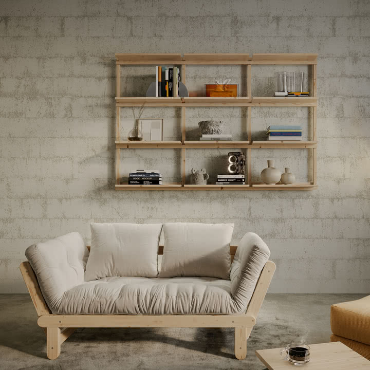 Karup Design - Groove Wandregal, Big, H 127 x 192 cm, Kiefer natur