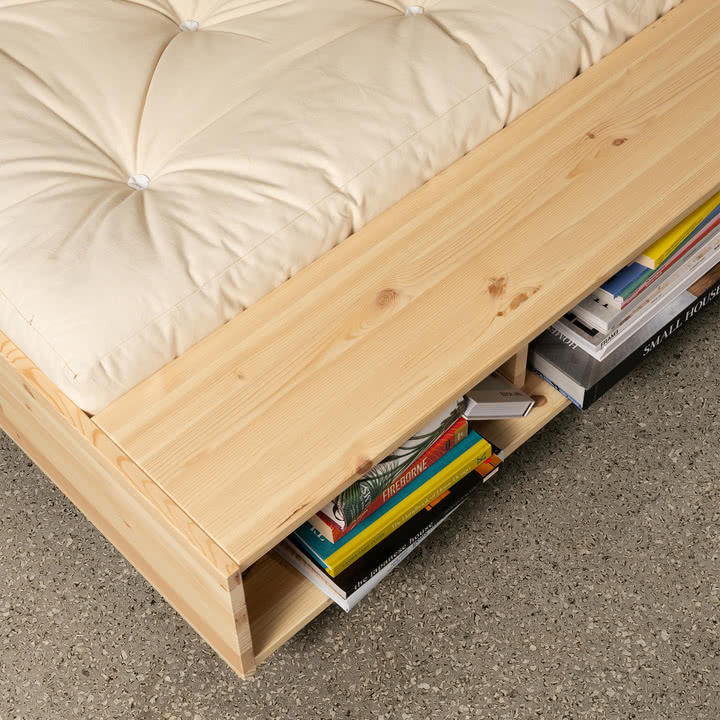 Karup Design - Merge Bett, 140 x 200 cm, Kiefer natur