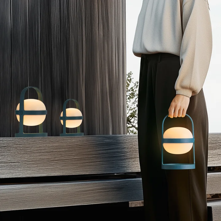 Rosendahl - Soft Spot Solar Circular-Akkuleuchte, forest green