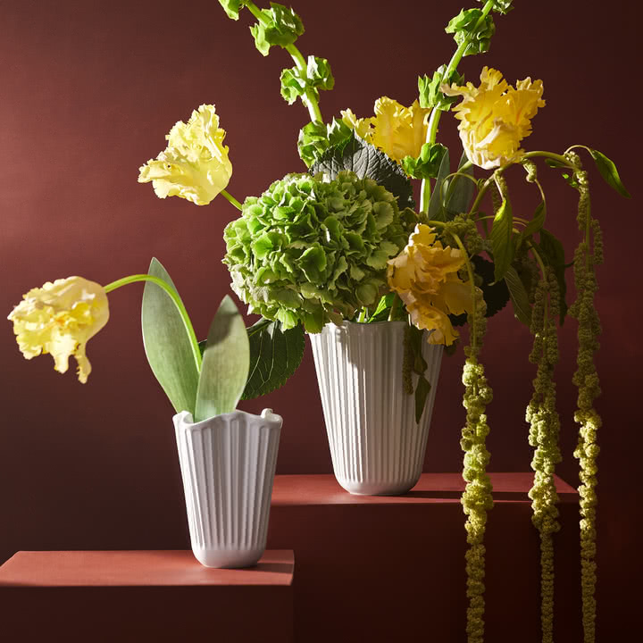 Kähler Design - Hammershøi Unfold Vasen, weiß