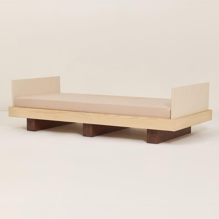 Nobodinoz x Heju - Tagesbett & Juniorbett 76 x 166 cm, Esche natur