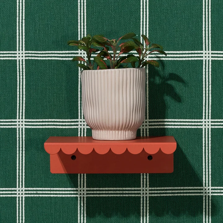 Nobodinoz - Vibes Wandregal, small, burnt red