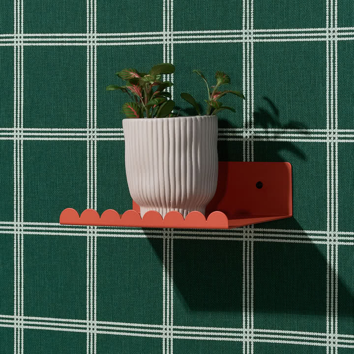 Nobodinoz - Vibes Wandregal, small, burnt red