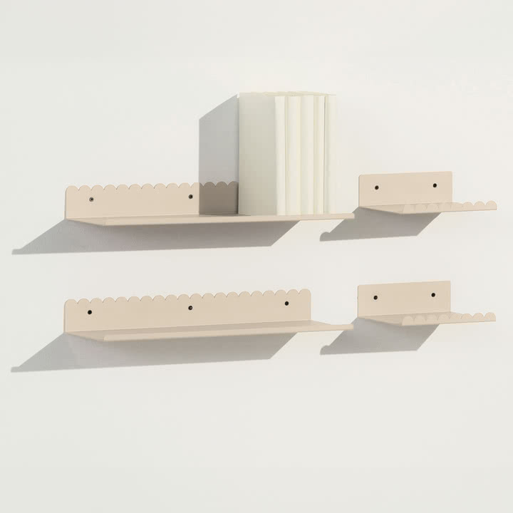 Nobodinoz - Vibes Wandregal, small und large, ivory