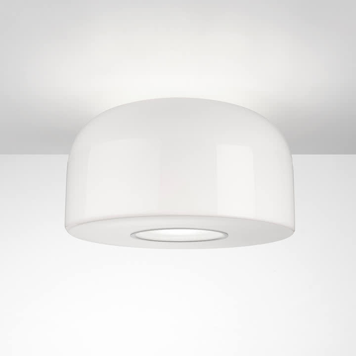 Flos - Bellhop Glass C2 Deckenleuchte, weiß