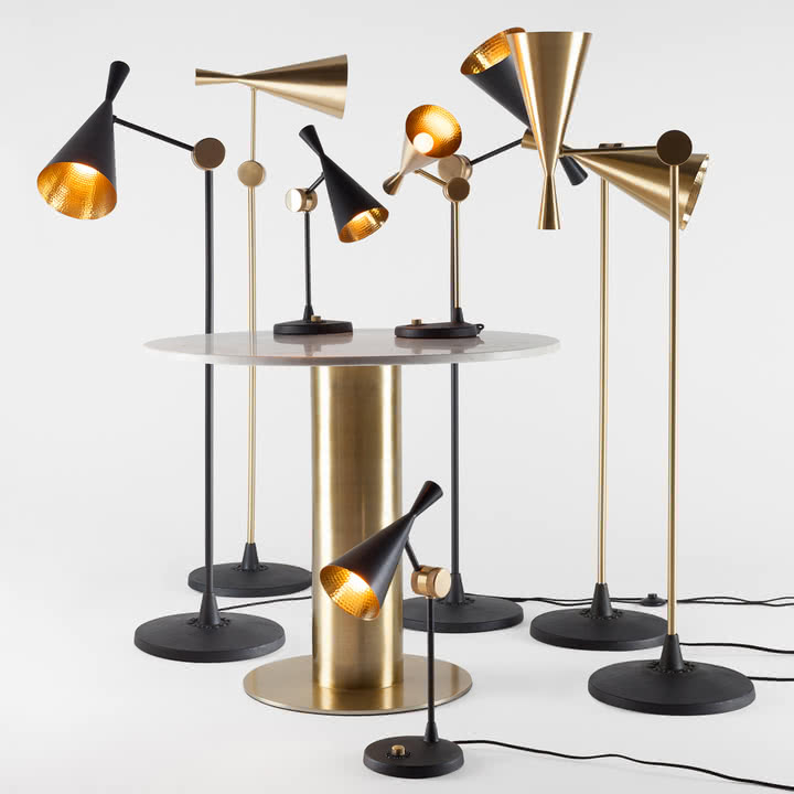 Tom Dixon - Beat LED Stehleuchte, schwarz