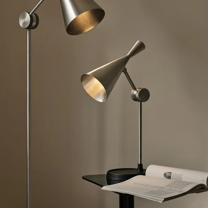 Tom Dixon - Beat Unbeaten LED Tischleuchte, Aluminium